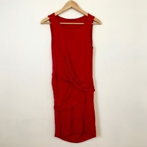 Red Velvet Brand soft draped dress